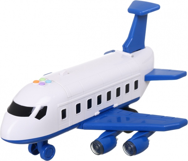 Игрушка Shantou Пассажирский самолет-гараж OTB0581786
