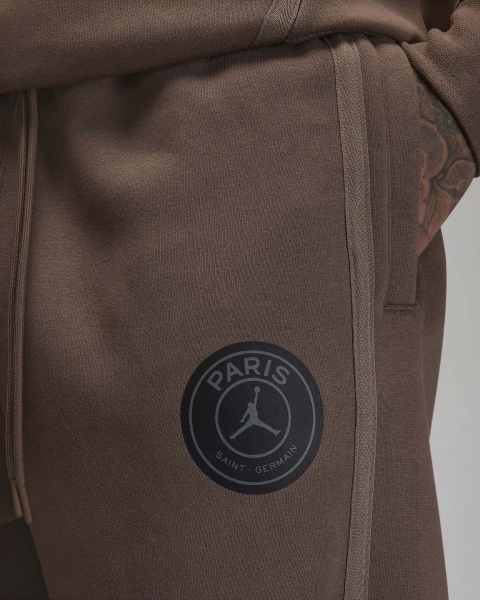 Брюки Nike M J PSG HBR FLC PANT DZ2949-274 р. M бежевый