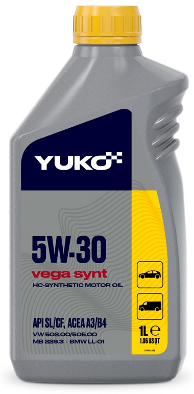Моторное масло HC-гидрокрекинг YUKO Vega Synt 5W-30 1 л