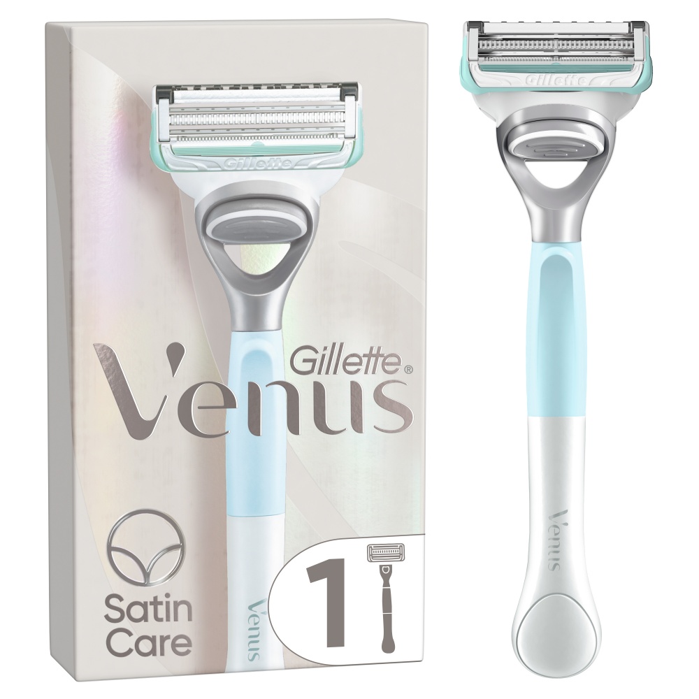 Станок для бритья Gillette Venus Satin Care с 1 сменным картриджем 1 шт.