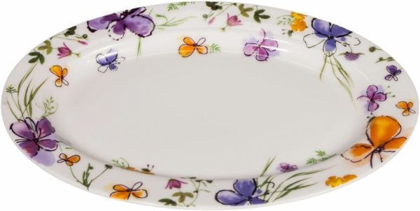 Блюдо овальне Aquarelle 22*15 см 21-244-024 Krauff 