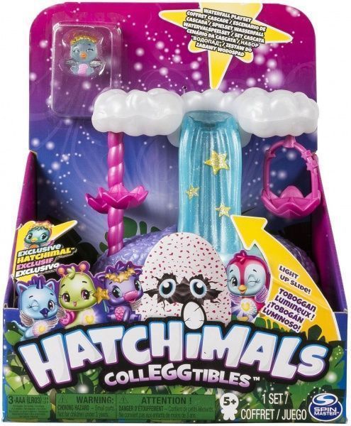 Игровой набор Spin Master со световыми эффектами Сияющий водопад Hatchimals 