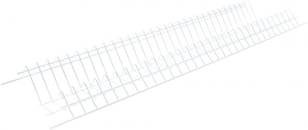 Сушарка для посуду  DC емаль 800 мм біла
