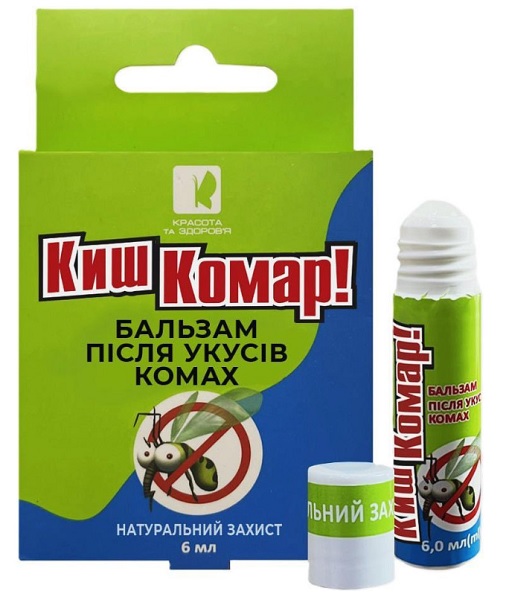 Бальзам после укусов насекомых ENJEE после укусов насекомых Кыш-комар роликовый 6 мл
