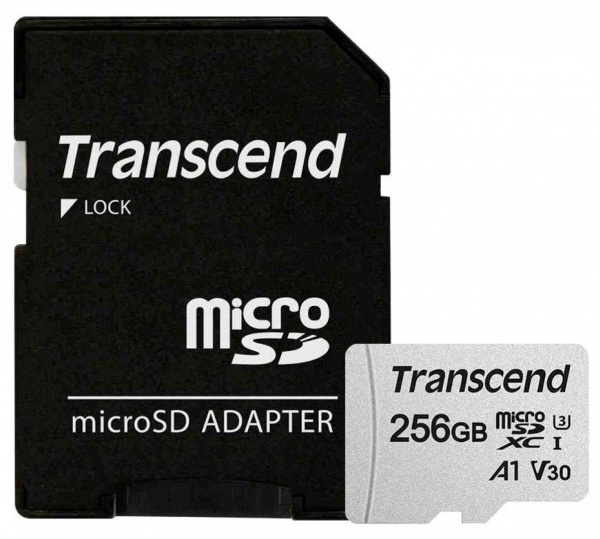Карта пам'яті Transcend microSDXC 256 ГБ Class 10UHS-I Class 3 (U3) (TS256GUSD300S-A) 