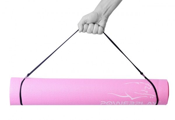 Килимок гімнастичний PowerPlay 4010 рожевий