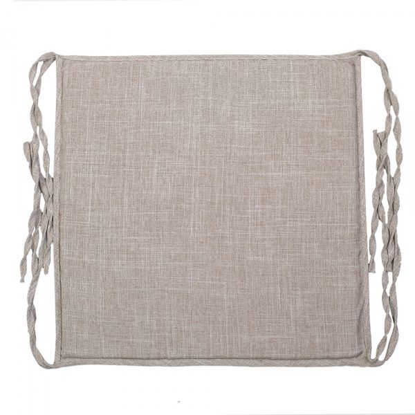 Подушка на табурет Гавана 35х35х2 коричневая