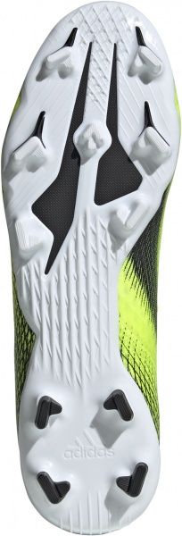 Бутси Adidas X GHOSTED.3 FG FW6948 р. UK 10,5 жовтий