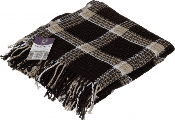 Плед Круиз 140x200 см мокко Lanavitta 