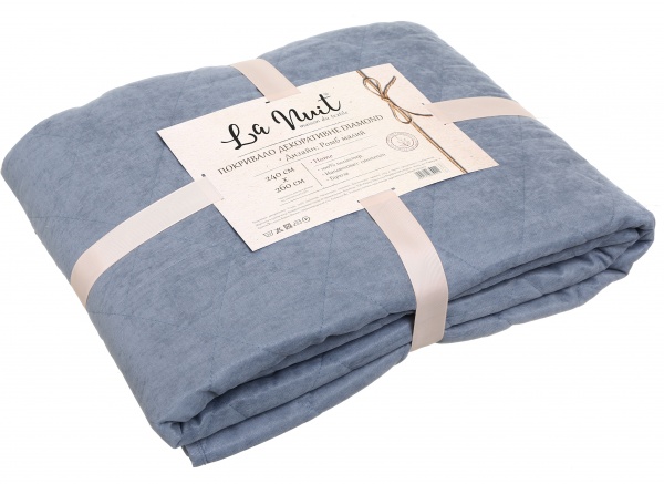 Покрывало Diamond 240x260 см La Nuit бирюзовый 