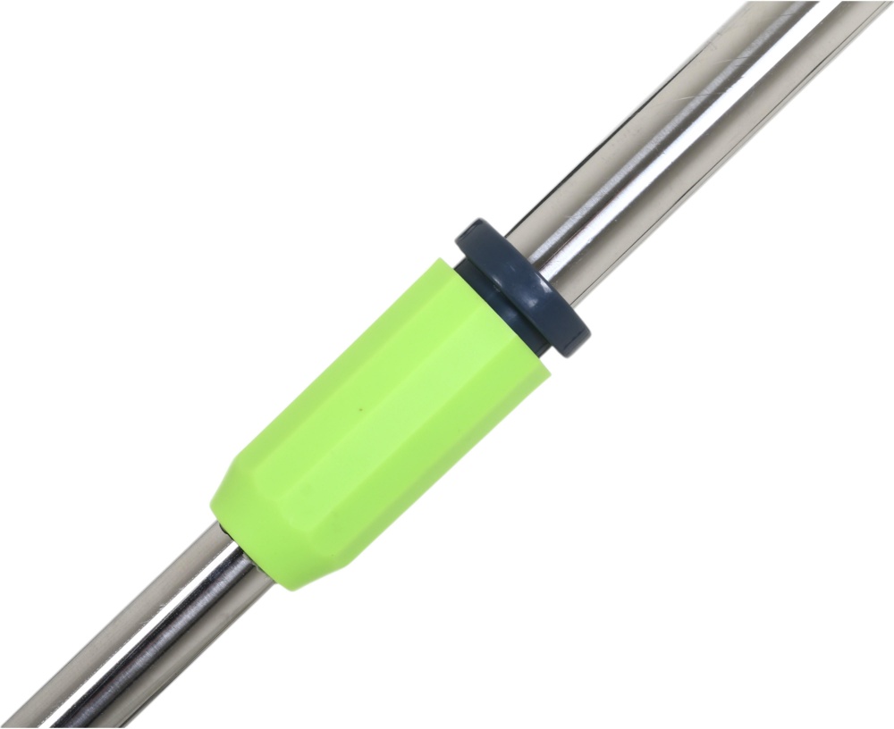 Комплект швабра и ведро с механическим отжимом для пола OBERY Double Twist 16 см синий