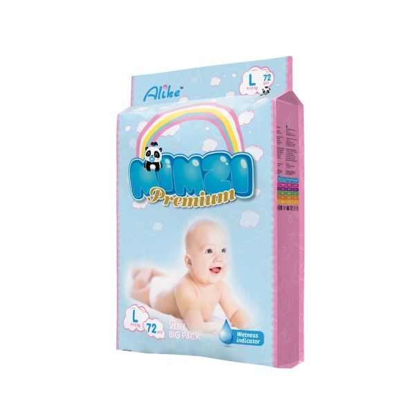 Подгузники Mimzi L 9-13 кг 72 шт.