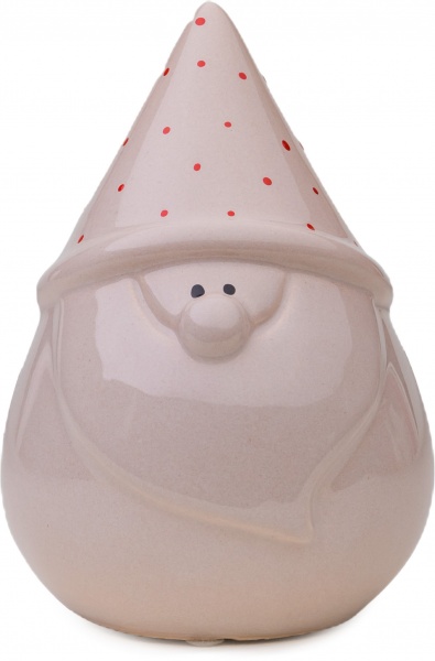 Статуэтка Дед Мороз бежевый 9x9x13 см 1411-13 Eterna