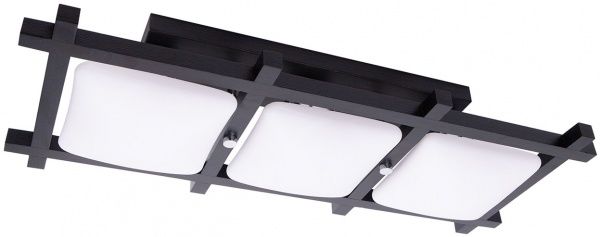 Люстра потолочная Altalusse 3x40 Вт E27 хром/венге INL-3092C-03 Chrome & Dark wen 