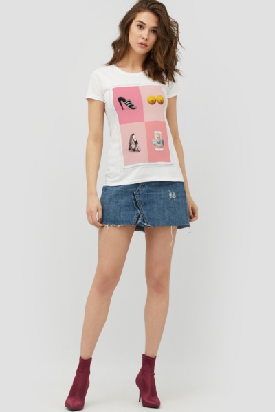 Футболка YAPPI WW1078 р.L білий