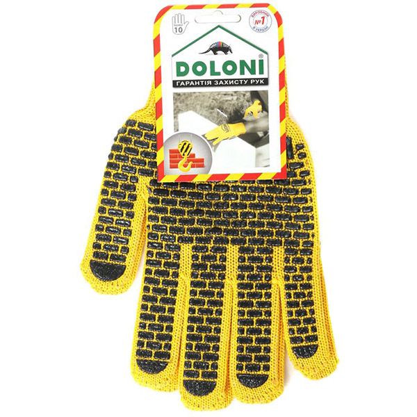 Перчатки Doloni с покрытием ПВХ точка XL (10) 4078