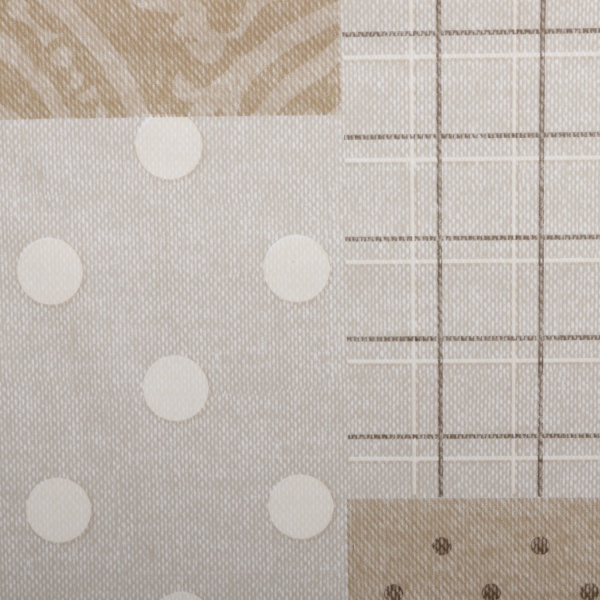 Скатерть Печворк 137x180 см бежевый Даріана 