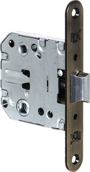 Дверний замок міжкімнатний RDA 258 MAB матова антична латунь