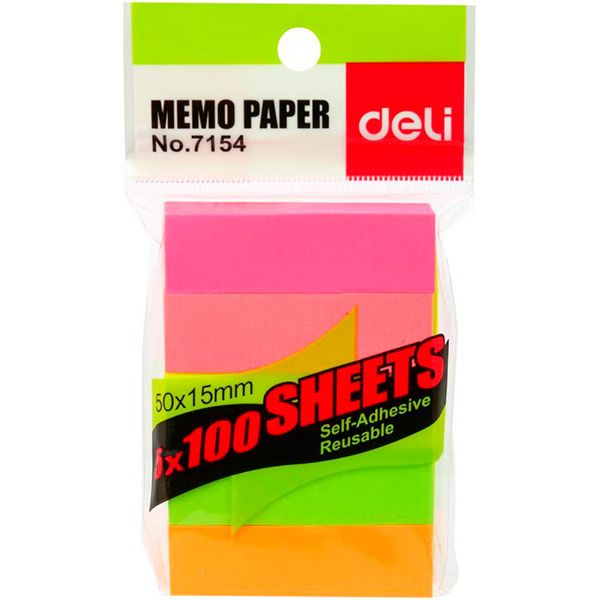 Папір для нотаток Deli 50x15 мм 100 шт