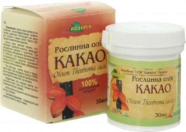 Натуральное масло Адверсо Какао (тверда) 30 мл 
