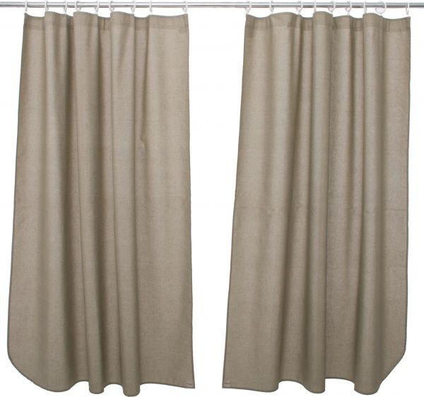 Комплект штор Шато 170x145 см однотонний сірий La Nuit