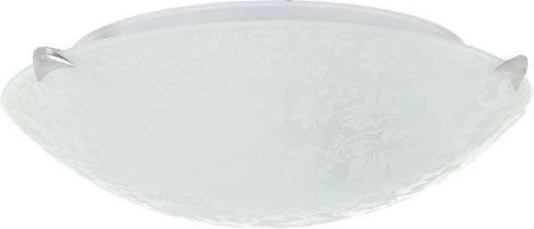 Світильник настінно-стельовий УТ Сяйво НПБ Сад 1x60 Вт E27 білий 2507 