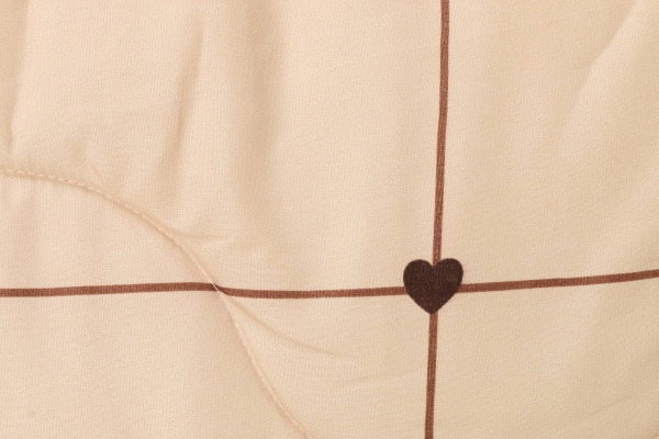 Ковдра Cell 195х215 см UP! (Underprice) бежевий із принтом