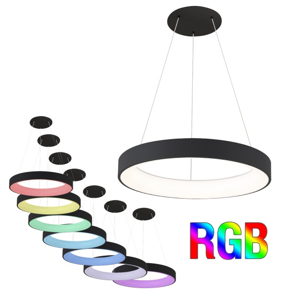 Світильник світлодіодний Victoria Lighting 50 Вт чорний Cora/SP450 RGB black 