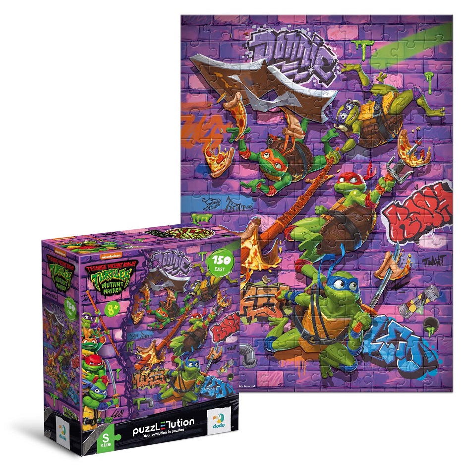 Пазл DoDo Easy-S TMNT. Сила Черепашок 150 елементів 200526