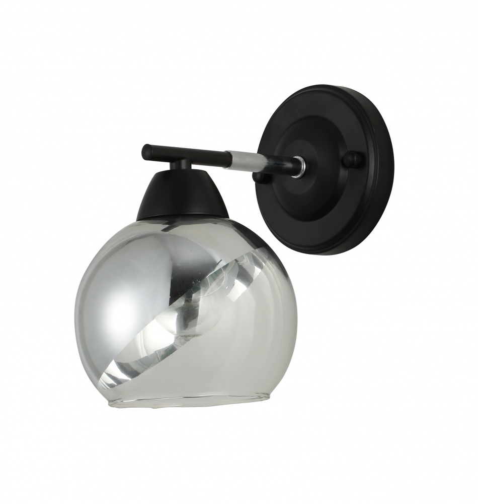 Бра Sensio Leman 1x40 Вт E27 хром/черный LS-07268/1S-E2740W