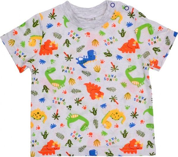 Футболка Татошка р.62 сірий 06501дино 