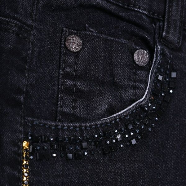 Джинсы Beren Style 6150 р.134 черный 