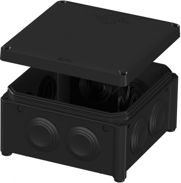 Коробка распределительная с крышкой 100х100х50 IP55 полипропилен IB006 Vintage