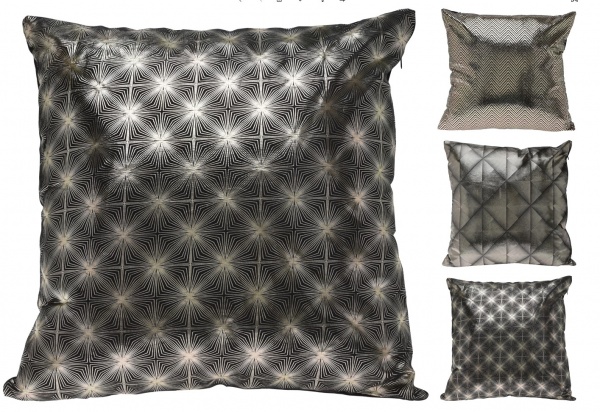 Подушка KM Stars 100% полиэстер 45x45 см серебряный 