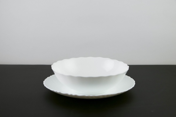 Тарелка десертная Blanco Wave 190 мм Vittora