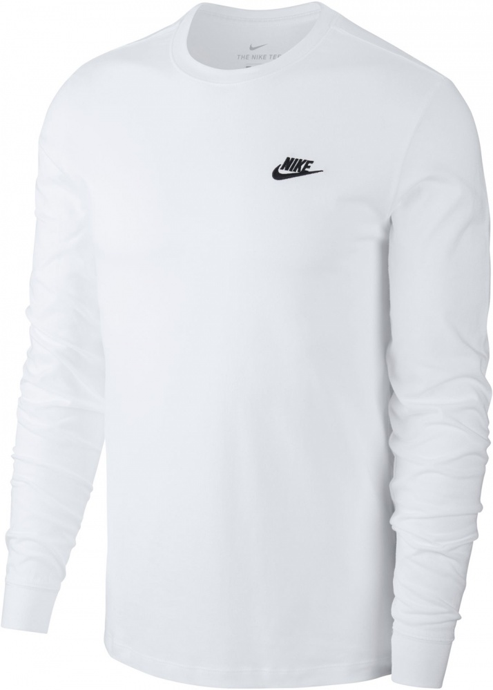 Футболка Nike NS CLUB TEE - LS AR5193-100 р.M белый