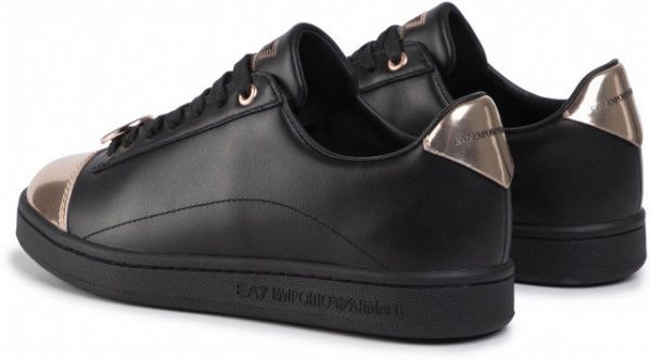 Кросівки EA7 LEATHER_SNEAKER X8X042-XK074-A981 р.6,5 чорний