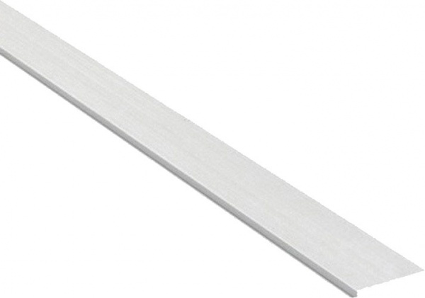 Профіль алюмінієвий L-подібний 12х33x2,5 мм анодоване срібло