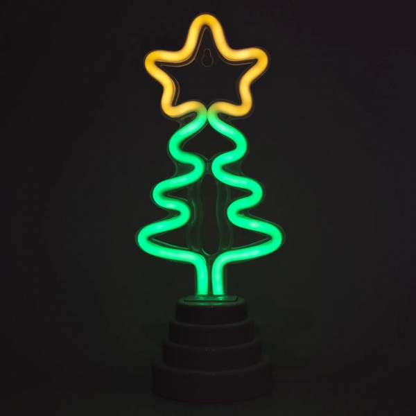 Фігурка з підсвіткою Девілон Ялинка на підставці 140564 28 см 