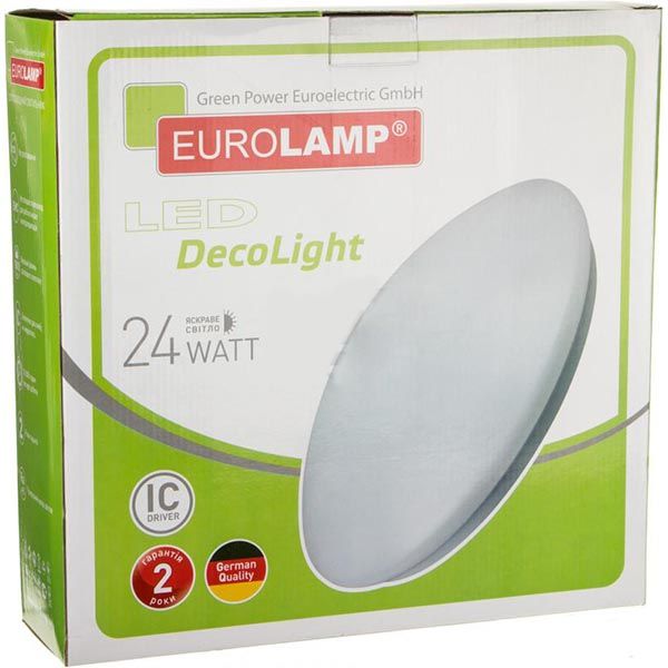 Свiтильник LED Eurolamp Downlight 24 Вт 4000K круглий