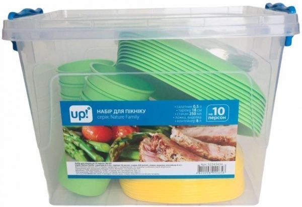 Набір для пікніка UP! (Underprice) Велика сім'я на 10 персон БП-658