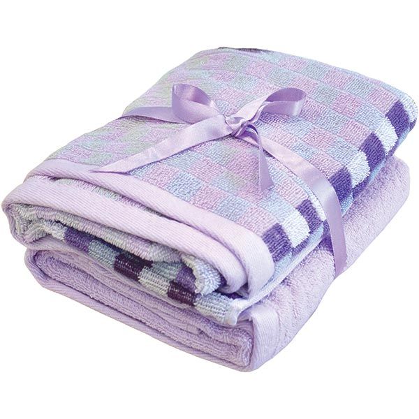 Набір рушників La Nuit Kairo бузковий 50x90 см 2 шт