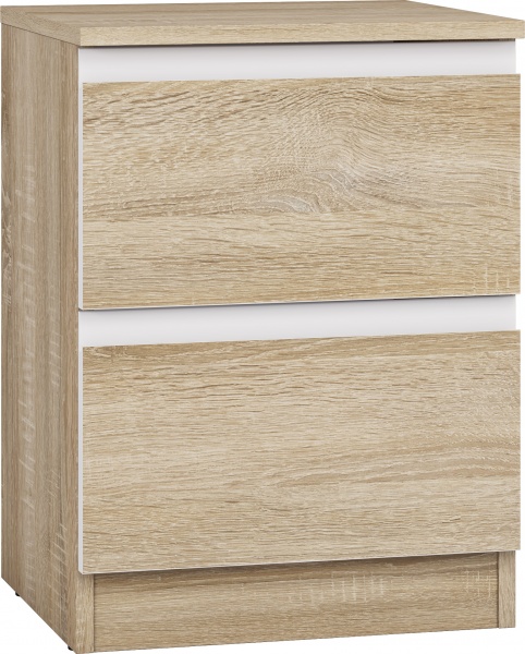 Тумба прикроватная Грейд Эстер 2ш 400x350x540 мм дуб сонома 