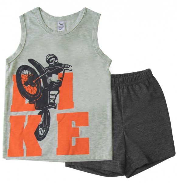 Піжама для хлопчиків Smil р.134 сіро-зелений 104680 