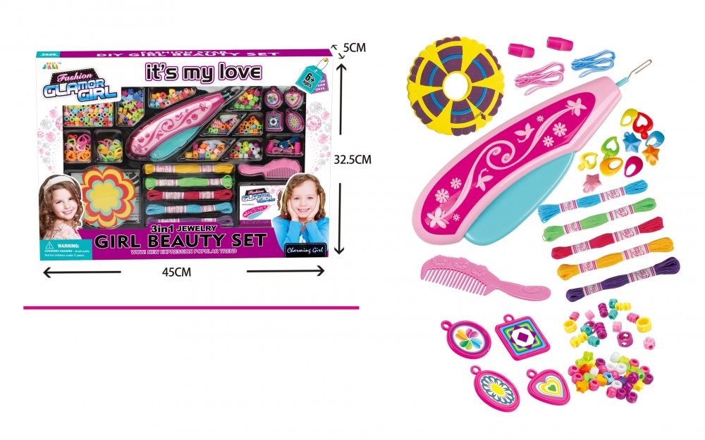 Набір для творчості JL TOYS 3 в 1 зачіски MX0107278