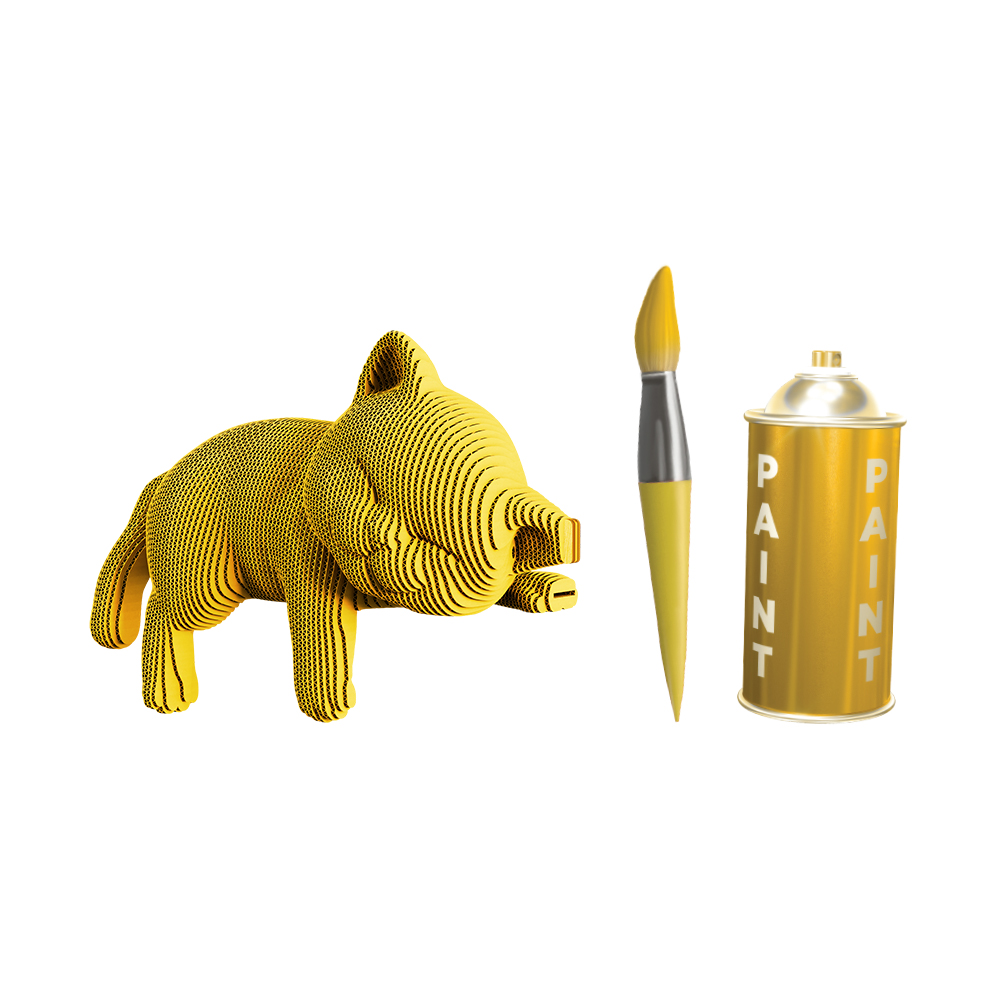 Конструктор картонный Cartonic 3D Puzzle SLEEPY KITTEN CARTMNSLEEP