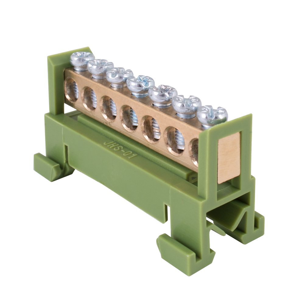 Шина нульова E.NEXT e.bs.stand.1.7.green s025006