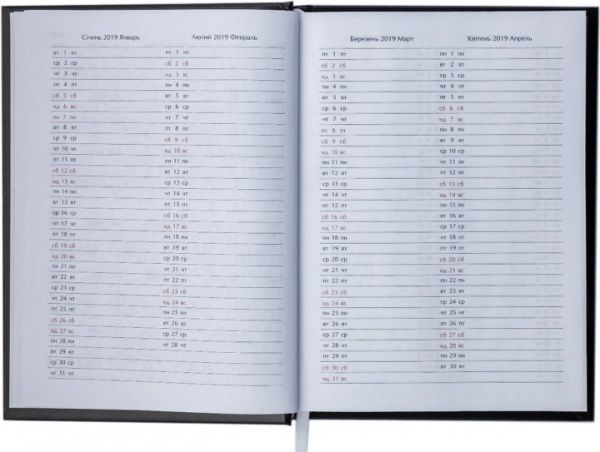 Щоденник 2019 WILD soft A5 датований блакитний Buromax BM.2189-14 