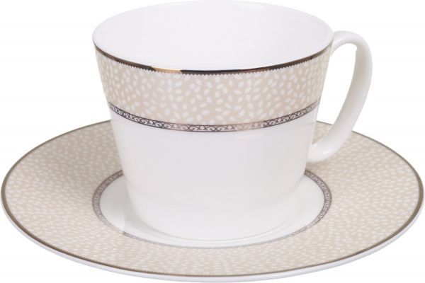 Чашка с блюдцем Illusion 270 мл Fiora