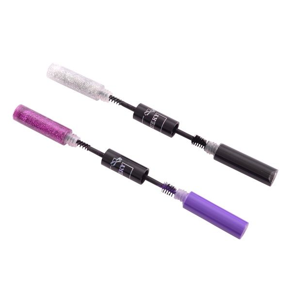 Набір Lukky 2 в 1 туш і підводка чорна зі срібними блискітками 10 мл Т18924